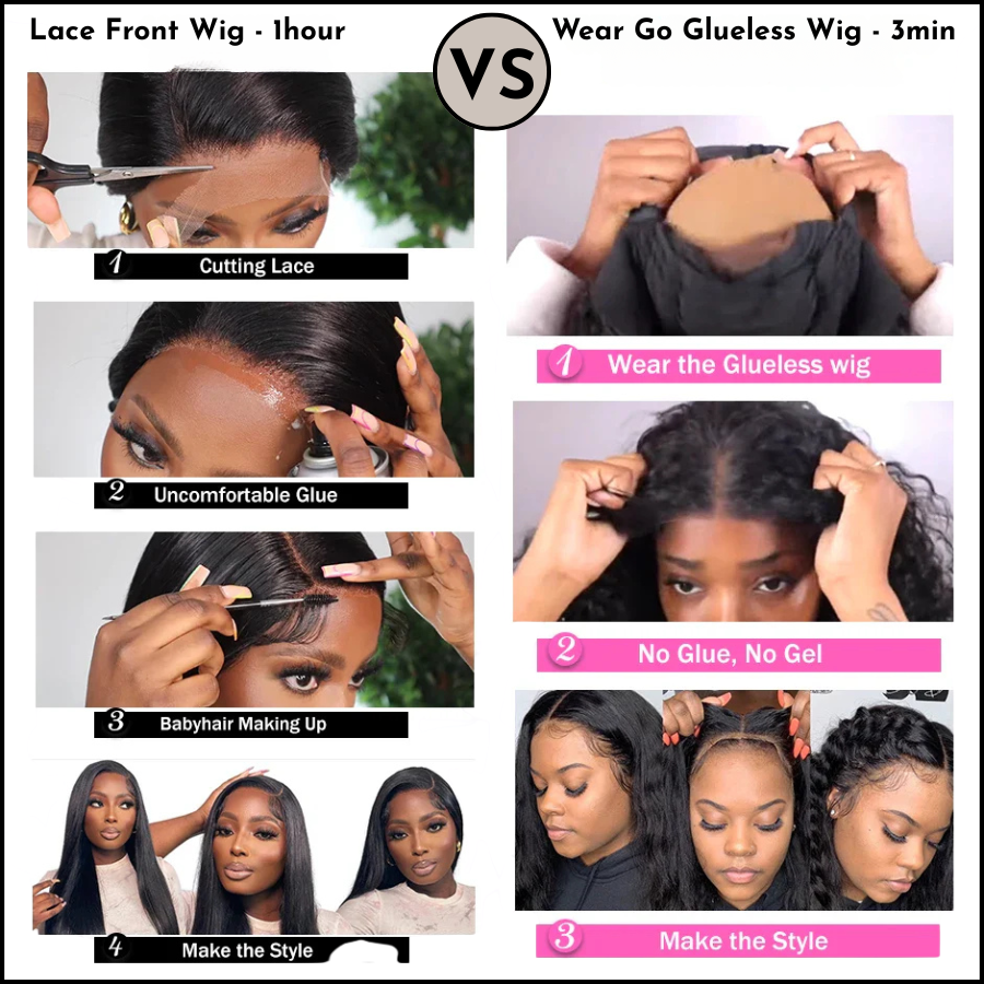 Ombre Highlight Mongolian Deep Wave 6x4 HD Lace Glueless Wig Mareeyama Moments.