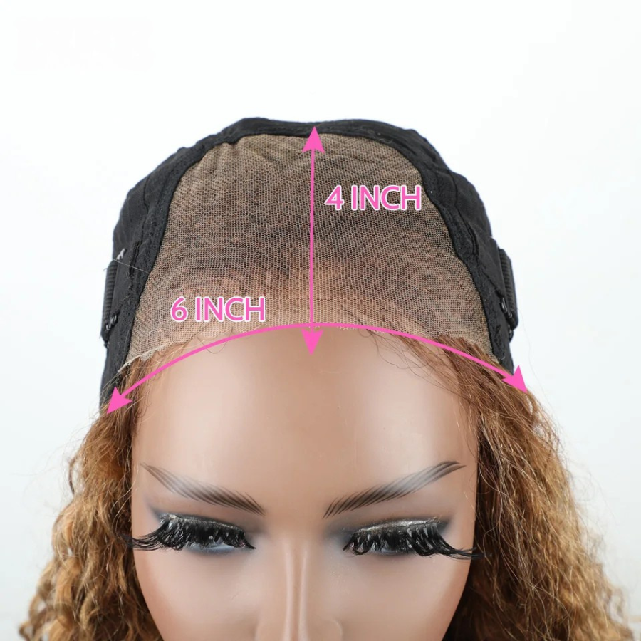 Ombre Highlight Mongolian Deep Wave 6x4 HD Lace Glueless Wig Mareeyama Moments.