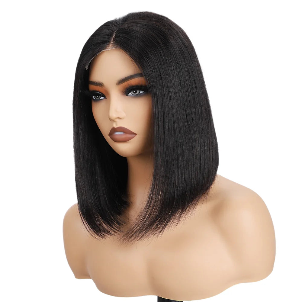Wear And Go Glueless Bob Straight Pre Cut Lace Front Mareeyama Moments.