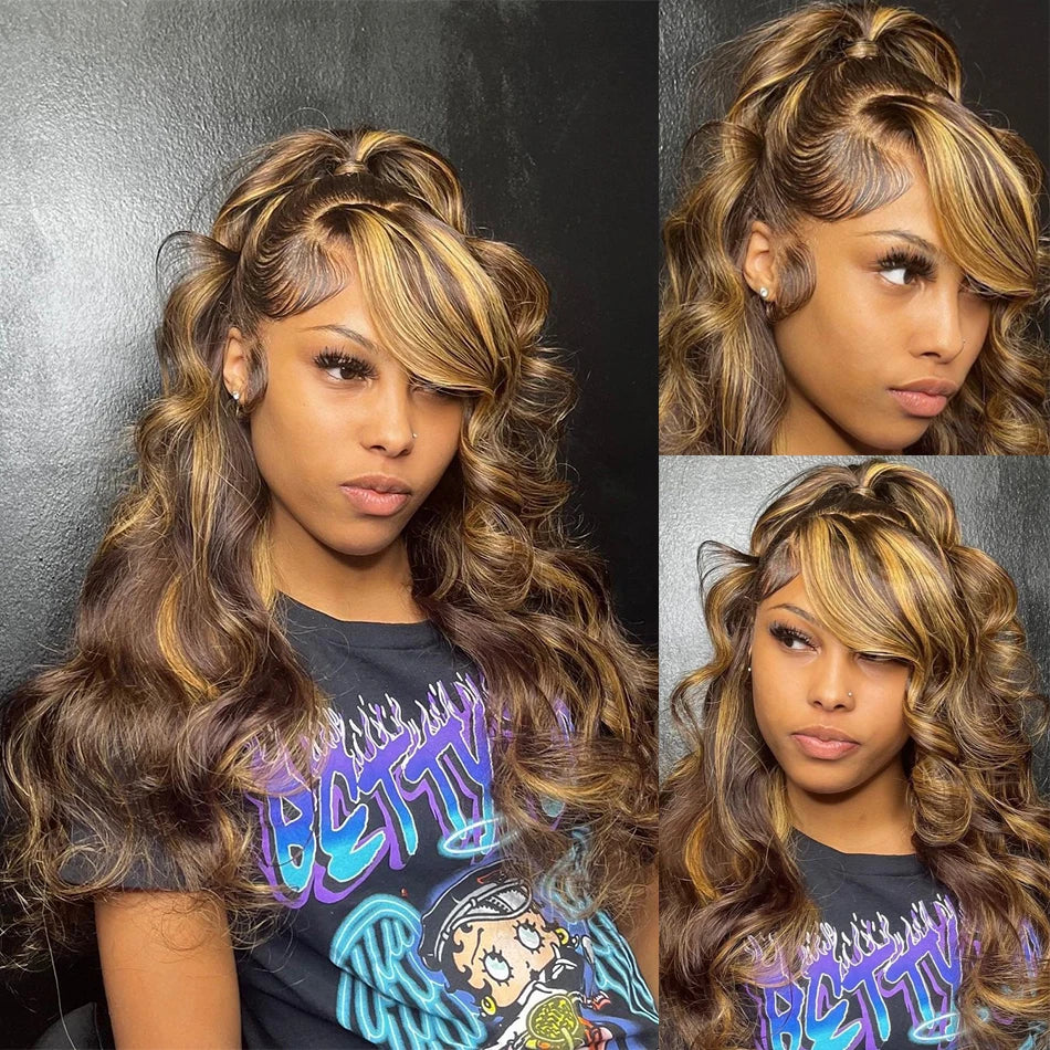 Blonde Body Wave 13X6 Hd Lace Frontal Wigs Hd Lace Wig 13X6 Human Hair 13x4 Mareeyama Moments.