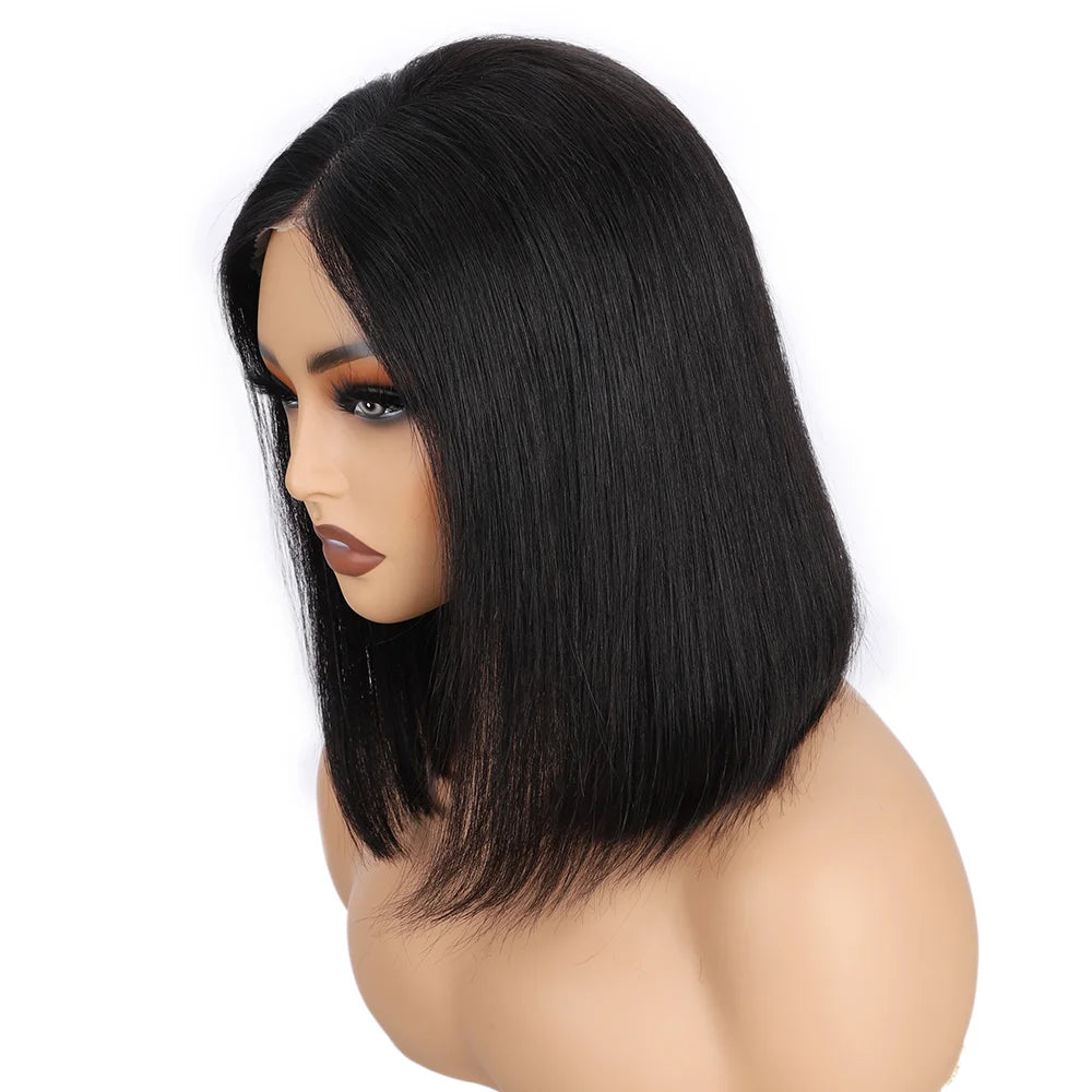 Wear And Go Glueless Bob Straight Pre Cut Lace Front Mareeyama Moments.