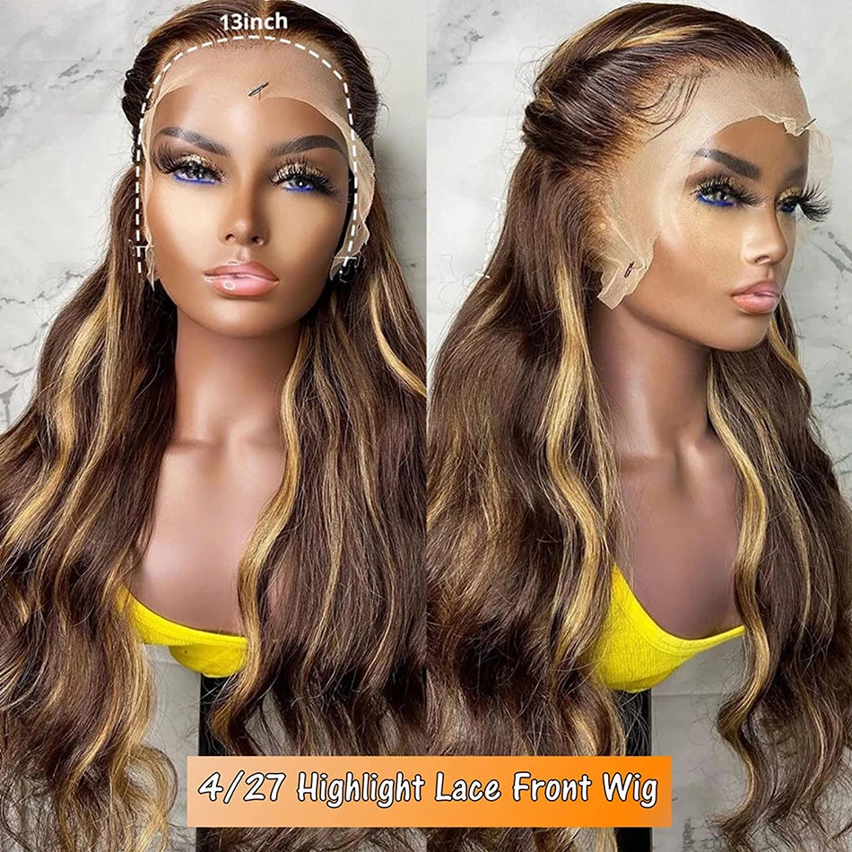 Blonde Body Wave 13X6 Hd Lace Frontal Wigs Hd Lace Wig 13X6 Human Hair 13x4 Mareeyama Moments.