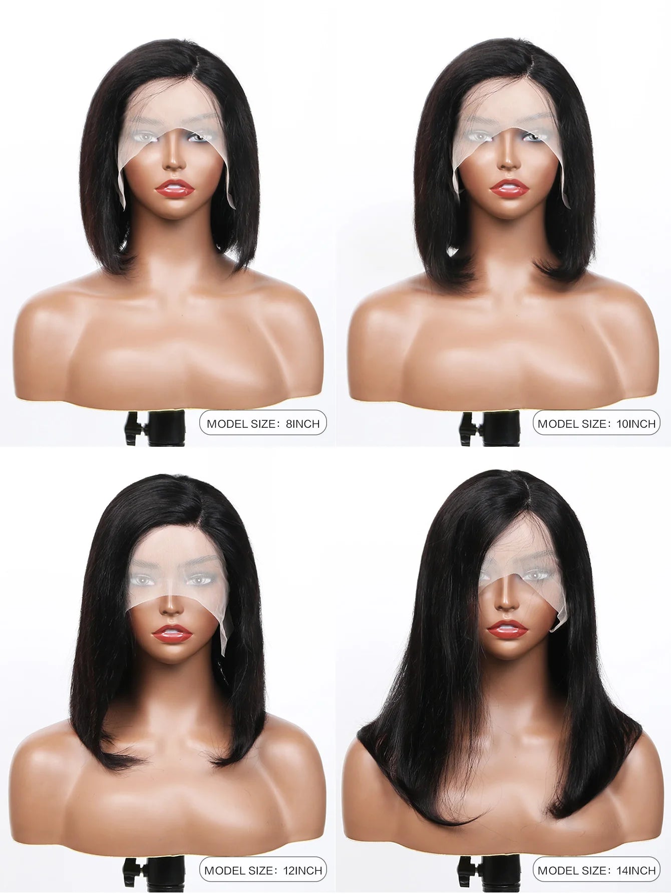 Short BOB Wig Lace Frontal Cuticle Aligned Pre Plucked Brazilian Human Hair Mareeyama Moments.