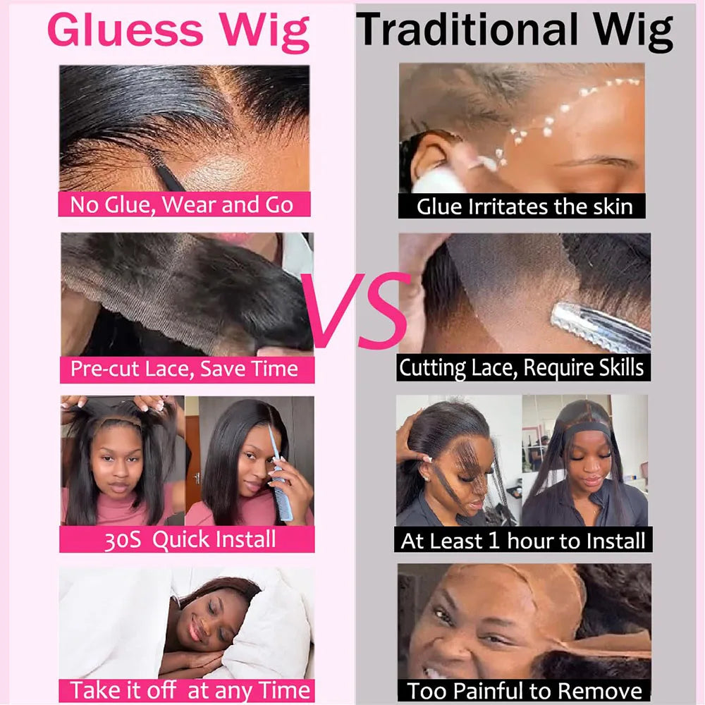 Wear And Go Glueless Bob Wig Mareeyama Moments.