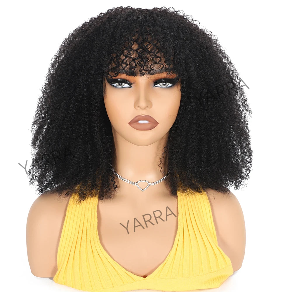 Afro Kinky Curly Human Hair Wigs Mareeyama Moments.