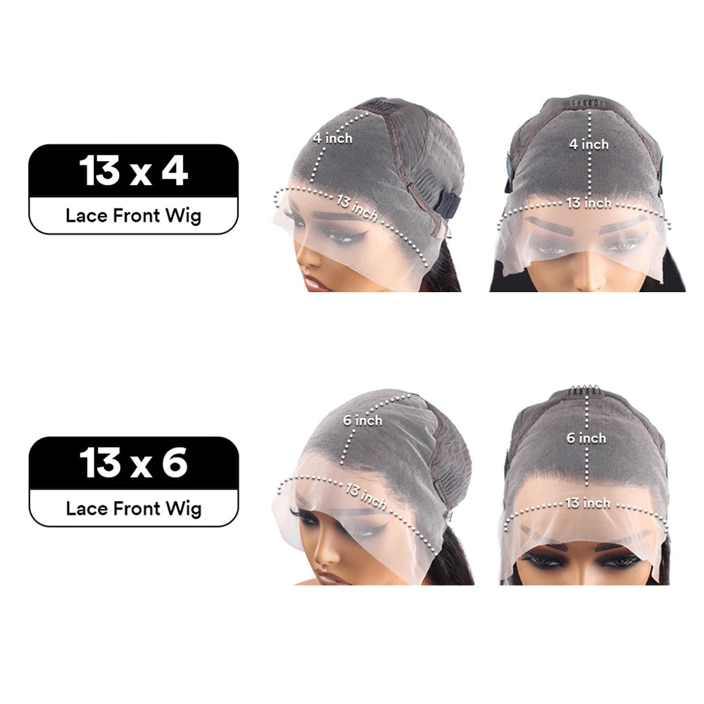 Hair Deep Wave 13x6 Highlight Lace Frontal Wig Human Hair 13x4 Ombre Lace Mareeyama Moments.