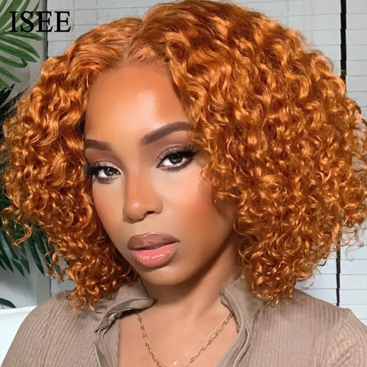 Ginger Curly Bob Wigs Lace Front Wig Curly Ginger Mareeyama Moments.