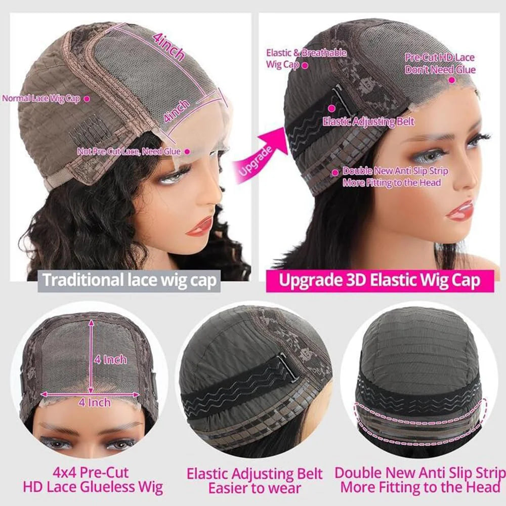 Wear And Go Glueless Bob Straight Pre Cut Lace Front Mareeyama Moments.