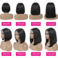 Short BOB Wig Lace Frontal Cuticle Aligned Pre Plucked Brazilian Human Hair Mareeyama Moments.