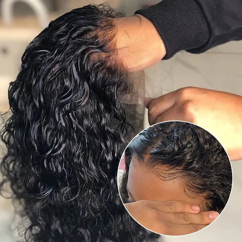 Glueless Wigs Short Bob Wigs Kiny Curly Lace Front Human Hair Wigs 13x4 Mareeyama Moments.