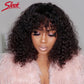 Curly Short Bob Human Hair Wigs Glueless Wig Highlight Honey Water Wave Blonde - MareeYama