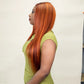 4/350 Highlight Straight Lace Front Wigs Ginger Orange Brown Piano Color Remy 13x4 13x6 Transparent Lace Frontal Human Hair Wig Mareeyama Moments.