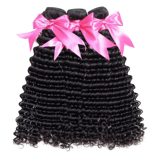 Mongolian Deep Curly Hair Extensions Human Hair Bundles Mareeyama Moments.