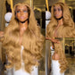 Honey Blonde Body Wave 13x4 Lace Front Human Hair Wig 13x6 HD Mareeyama Moments.