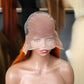 4/350 Highlight Straight Lace Front Wigs Ginger Orange Brown Piano Color Remy 13x4 13x6 Transparent Lace Frontal Human Hair Wig Mareeyama Moments.