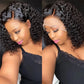 Glueless Wigs Short Bob Wigs Kiny Curly Lace Front Human Hair Wigs 13x4 Mareeyama Moments.