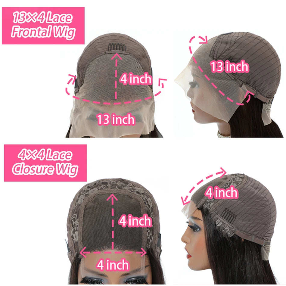 Glueless Wigs Short Bob Wigs Kiny Curly Lace Front Human Hair Wigs 13x4 Mareeyama Moments.