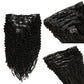 Kinky Curly Seamless Clip Ins Hair Extensions