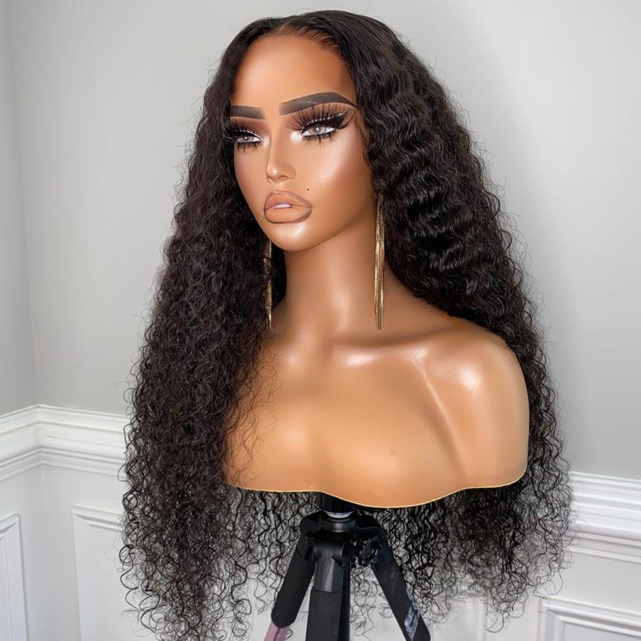 Pre-Everything 9X6 Wear Go Glueless Wig Deep Wave HD Lace Closure Wigs