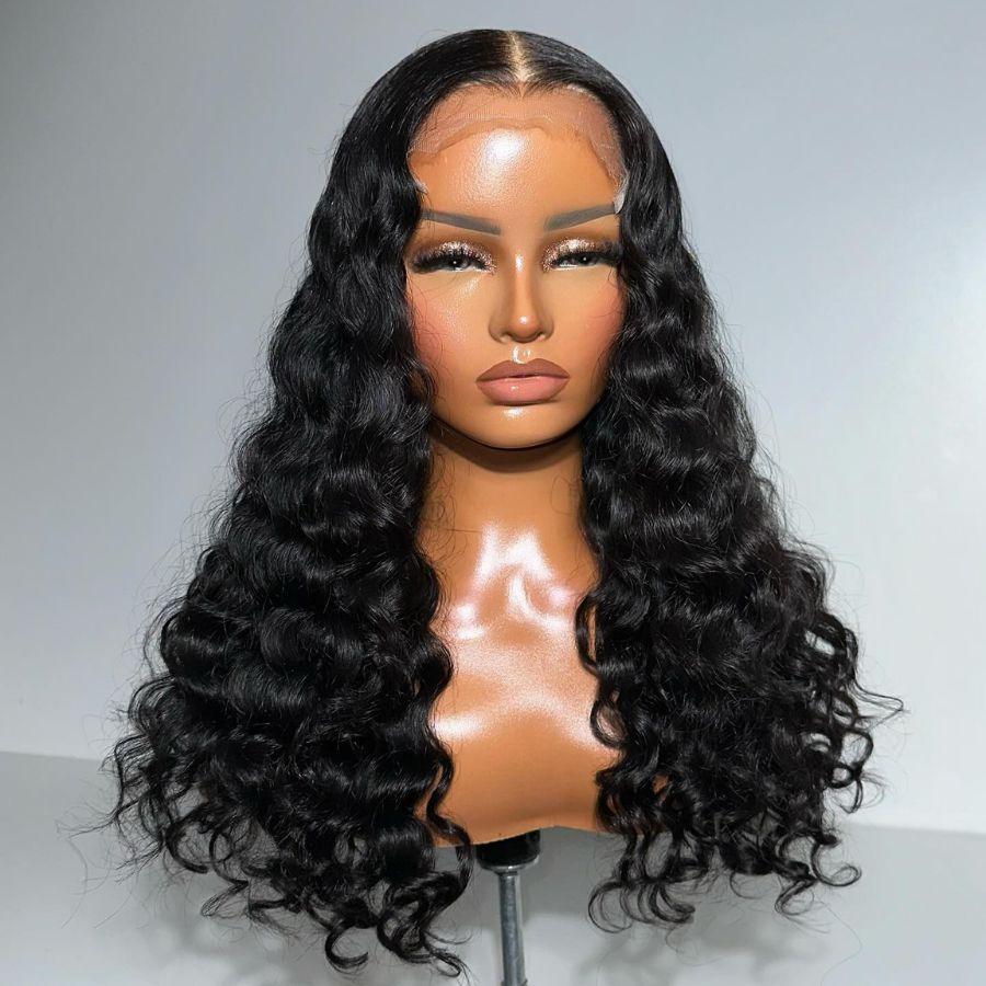 Burmese Wave 13x6 Skinlike Real HD Lace Front Wig 5X5 Glueless Wig