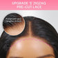 Wear & Go 5x5 Skinlike Real HD Lace Closure Wig Curly BOB Glueless Install